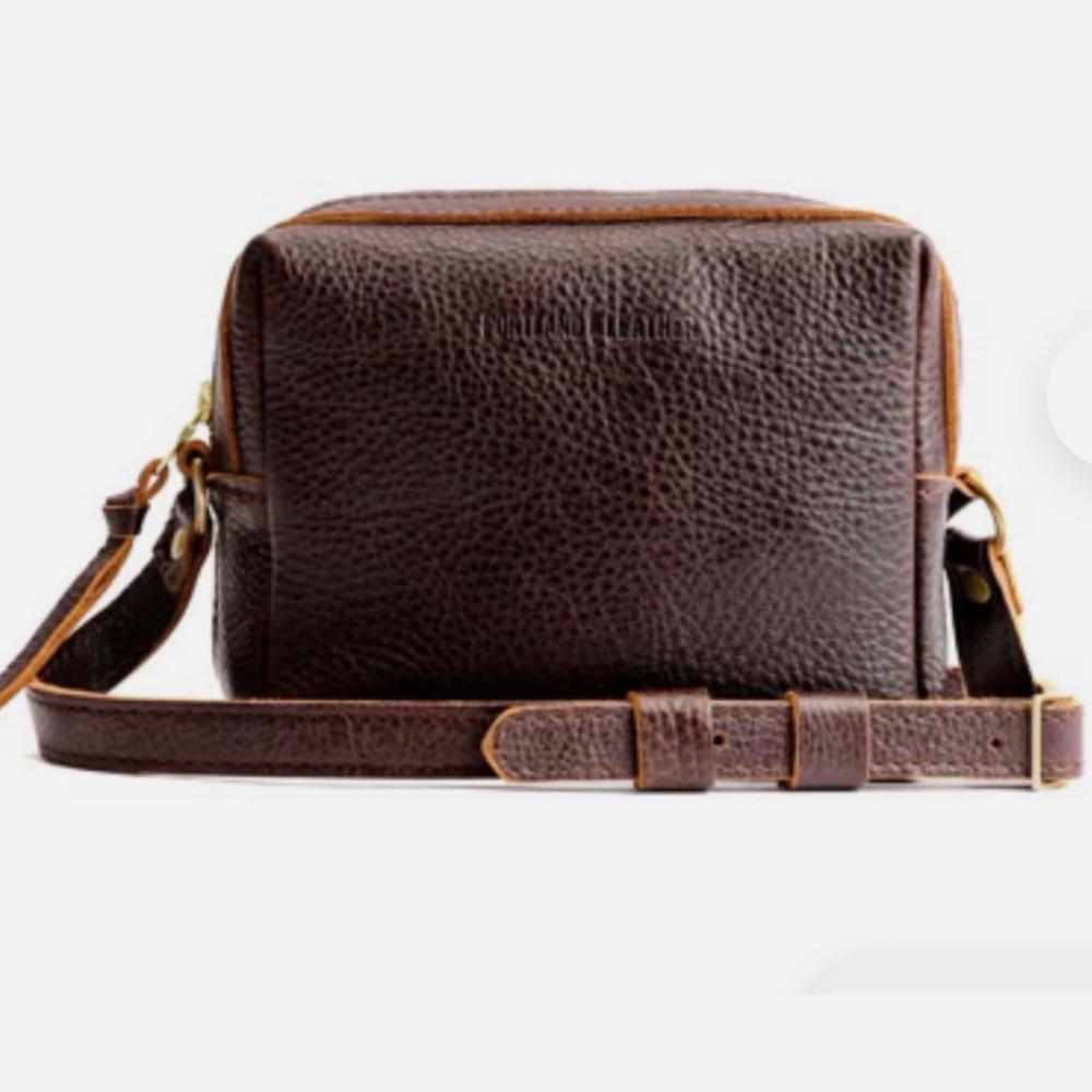 Portland leather mesa mini crossbody